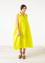 Load image into Gallery viewer, Balloon Cotton Dress in Yellow
