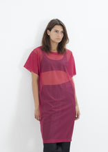 Load image into Gallery viewer, Mesh Over Dress in Pink
