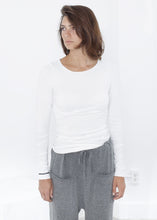 Load image into Gallery viewer, Stretch Tee in Milk
