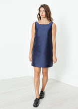 Load image into Gallery viewer, A-Line Mini Dress in Blue (Free-shipping)
