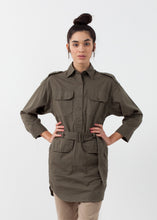 Load image into Gallery viewer, Belted Surplus Dress
