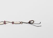 Load image into Gallery viewer, Garnet Bracelet in Frothy Pearl

